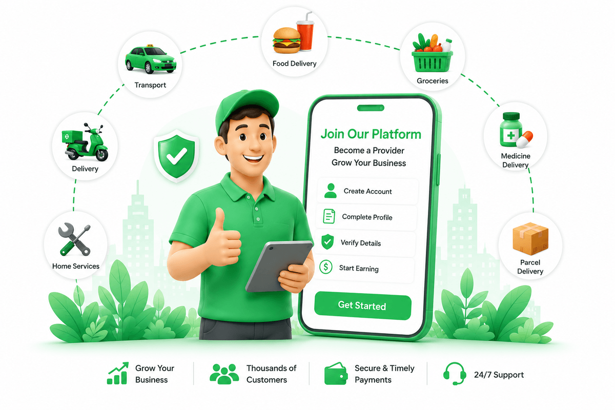 Register Your Self As Provider